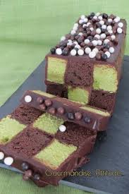 Cake Damier Choco Pistache Gourmandise Attitude Gateau Damier Recette Chocolat Gateaux Et Desserts
