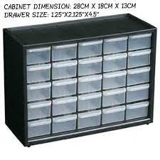 Casoman tool box organizer interlocking black small parts organizer for fasteners and crafts w/removable dividers (2 piece pack) 4.4 out of 5 stars 482 $25.97 $ 25. Clas 25 Mini Drawer Cabinet Plastic Storage Organizer 28cm X 18cm X 13cm Desk Organizer Shopee Philippines