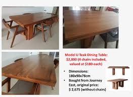 The seats are made of solid teak with an oil and rustic finish, making them durable and moisture resistant. Teak Dining Table Kitchen Dining Room Table Transparent Png 1000x680 Free Download On Nicepng