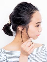 こんなにある まとめ髪 簡単な20のやり方 長さ 雰囲気別 美的 com ミディアム まとめ髪 ヘアアレンジ ヘアスタイリング