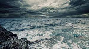 Stormy Sea Sky Wallpaper Stormy Sea Sea Storm Ocean Wallpaper