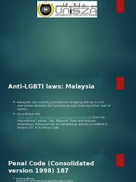 Protect against internal and external transportation threats. Lgbt Acts In Malaysia Equality Rights Homosexuality