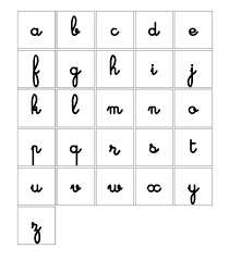 Frise De L Alphabet Des Majuscules En Cursif Bout De Gomme Par Rapport A Alphabet Script A Imprimer Lettres Cursives Cursive Alphabet Cursif