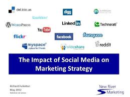 The Impact Of Social Media On Marketing Strategy By New River Marketing Via Slideshare Social Media Infographic Marketing Strategy Social Media
