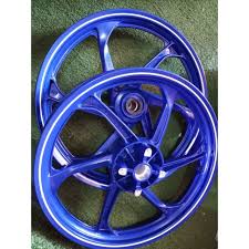 Video kalini pasal sport rim 6 batang enkei fullcop pnp lc 4speed. Y125z Sport Rim Original Biru Gp Shopee Malaysia