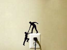 Climbing Light Switch Velvet Sticker Helping Hands Wall Etsy Silhouette Decor Wall Painting Decor Wall Paint Designs