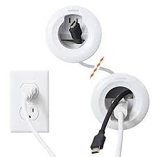 Cablewholesale.com easy mount passthroughs are a great alternative to clean up that cable mess! Hide Tv Wires How To Hide Cords