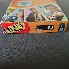 This game is played by matching and then discarding the cards in one's hand till none are left. The Office Edition Uno Card Game Mattel Nbc Dunder Mifflin 2020 For Sale Online Ebay