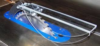The cover goes over the blade, to prevent the saw operator from getting injured directly on the spinning the splitter/guard should be removable for different saw operations like dadoes or shaping. Death Trap Table Saw Diynot Forums
