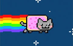 Share a gif and browse these related gif searches. Nyan Cat Un Gif Subastado En Medio Millon De Dolares