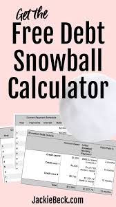 Snowball credit card payoff calculator. Free Debt Snowball Calculator That S A Snap To Use