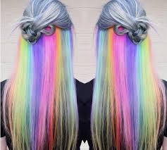 Weitere ideen zu regenbogen, regenbogen bilder, regenbogen hintergrundbild. Der Haartrend Fur Den Herbst Secret Rainbow Hair