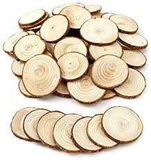 50 X Rund Holzscheiben Baumscheiben Anhangeetiketten Hochzeit Basteln Diy Deko Amazon De Burobedarf Schreibwaren Baumscheiben Holzscheiben Astscheiben