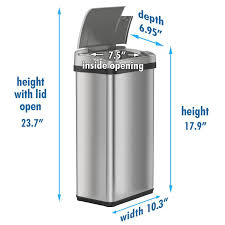Maybe you would like to learn more about one of these? 4 Gallon Bathroom Sensor Trash Can Itouchless Housewares And Products Inc