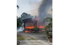 House destroyed in afternoon blaze, no ...
