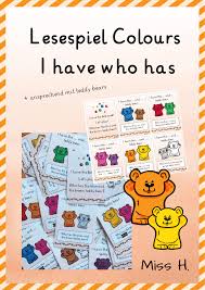 Lesespiel Colours I Have Who Has Unterrichtsmaterial Im Fach Englisch In 2020 Unterrichtsmaterial Lesespiele Englisch Grundschule