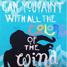 Pocahontas Canvas Art Can You Paint