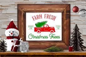 Download Farm Fresh Christmas Trees Truck Svg Cutting Files Graphic By Ten Times Studio Creative Fabrica SVG Cut Files