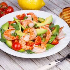 Salade Marine A L Avocat Recette Salade De Crevettes Salade Crevette Avocat Recettes De Cuisine
