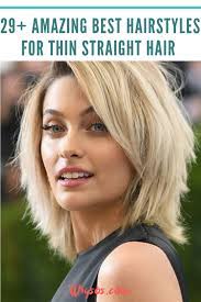 29 Amazing Best Hairstyles For Thin Straight Hair Thin Straight Hair Straight Hairstyles Cool Hairstyles