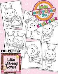 Pin By Holly Homer On Valentines Celebrations For Kids Bug Coloring Pages Valentine Coloring Pages Valentines Day Coloring Page
