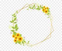 Download Flower Border Clip Art Free Download Png Download 1265973 Pinclipart