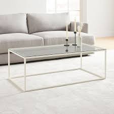 Delightfully tapered legs and a bold floral design make this. Streamline Coffee Table Glass Steel