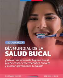 🦷✨ Día Mundial de la Salud Bucal ✨🦷 Hoy, 20 de marzo, es una oportunidad  para recordar la importancia de una sonrisa saludable. Nuestra boca no solo  es nuestra carta de presentación,