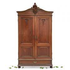 Weitere ideen zu schrank, antik, antike schränke. Historismus Kleiderschrank Antik Schrank Beschnitzt Nussholzfurnier Pfeifenbarock