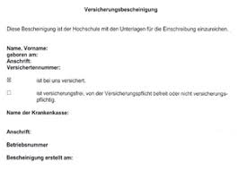 Wenn sie eine versicherung abschließen, steht ihnen eine widerrufsfrist von 14 tagen zur verfügung. Studium Hinweise Zur Krankenversicherungsbescheinigung