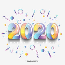 Memphis Geometry 2020 Gradient Texture Font 2020 Memphis Gradient Png And Vector With Transparent Background For Free Download Happy New Year Images New Year Wishes New Year Images