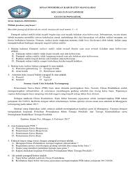 Sebaliknya, jangan pernah mengucapkan kalimat yang bisa melukai hatinya. Soal Bahasa Indonesia Docx