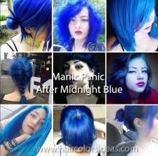 Manic Panic Hair Colors Ideas Midnight Blue Hair Hair Color Caramel Dyed Hair Purple