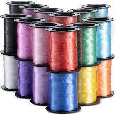 We've got small reels for smaller parties and wholesale quantities too. Bedwina Curling Ribbon Pack Of 12 Assorted Colors Variety 60 Feet Per Roll For Crafts Bows Gifts Wrapping Balloons Florists Showers And More Amazon Com Au Toys Games