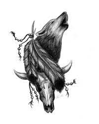 We're all familiar with the image of a wolf howling at a full moon. Tattoo Design Howling Wolf By Ninaschee On Deviantart