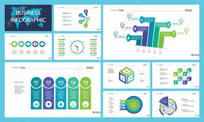 business presentation page design set can be used for annual