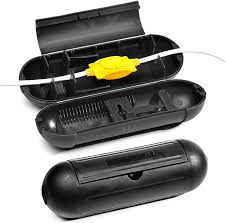 The insulated casings and plugs are fashioned in a way that will better stand up to the elements and won't degrade as easily. 2 Pack Extension Cord Protective Cover Set Black Indoor Outdoor Water Resistant Holder For String Lights And Wires Capsule Shaped Protector With Large Compartment Amazon Com
