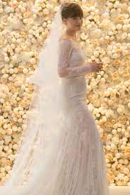 It Took 3 Months To Make The Fifty Shades Freed Wedding Dress Free Wedding Dress Grey Wedding Dress Monique Lhuillier Wedding Dress