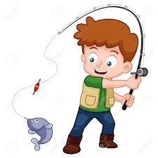 Little boy pointing with index finger flat vector illustration. Illustration Of Cartoon Boy Fishing Royalty Free Cliparts Vectors And Stock Illustration Image 17200217
