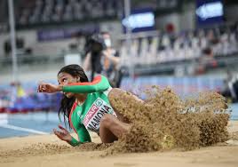 Jt 27.99m 91' 10 100h 13.60 (1.1) pent 3911. Patricia Mamona E Campea Da Europa Do Triplo Salto Por Um Centimetro
