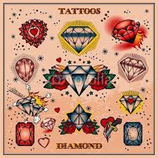 Check spelling or type a new query. Tattoos Royalty Free Stock Image Image 22501576 Traditional Diamond Tattoo Diamond Tattoos Gem Tattoo
