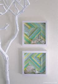Some are bright and cheery. Diy Washi Tape Shadow Box Art
