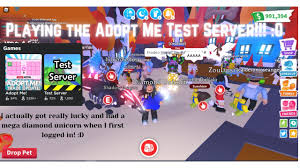 How many people visited adopt me? Playing The Adopt Me Test Server O Roblox Adopt Me Youtube