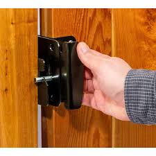 Fenix Two Way Fence Gate Latch 04034 The Home Depot Gate Latch Wood Fence Gates Fence Gate