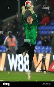 London, UK. 01st Mar, 2022. Jack Bonham #13 of Stoke City warms up prior to  kick off. in London, United Kingdom