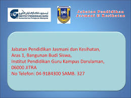 Atrašanās vietu kartē institut pendidikan guru kampus darulaman. Taklimat Kursus Elektif Ppt Download