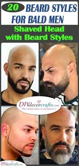 In fact, hair styling for bald men is easier than for others, as, a simple crew cut short hairstyles can be the best solution for balding men to look smarter and younger than to let the baldness increase. Beard Style For Bald Men Shaved Head With Beard Styles