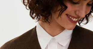 Abrigo de lana con doble cara heather kaki