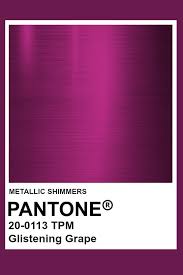 Glistening Grape Metallic Pantone Color Pantone Pantone Colour Palettes Pantone Pink