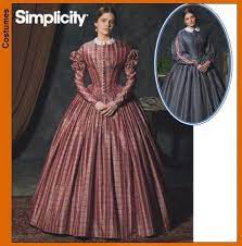See more ideas about civil war dress, civil war fashion, historical fashion. Simplicity 4400 Misses Civil War Costume By Ma Civil War Dress Costume Civil War Dress Civil War Ball Gown